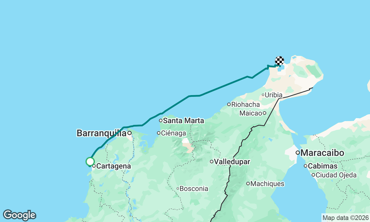Voyage map