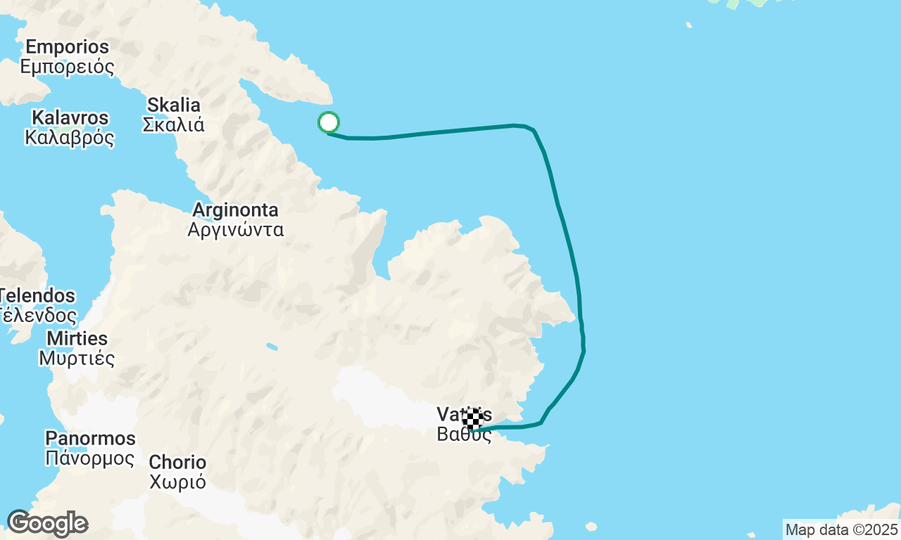 Palionissos to Vathy, Greece