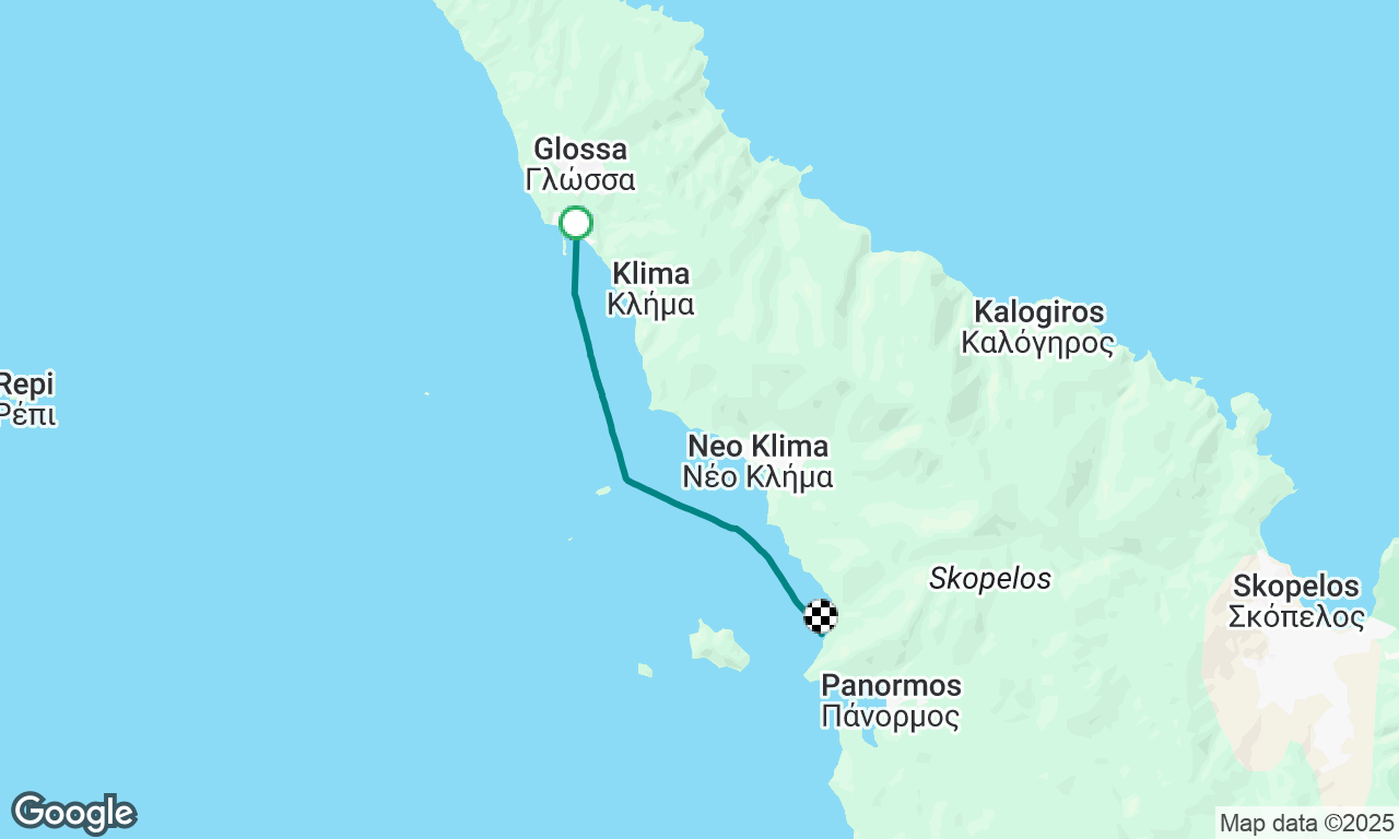 loutraki nach Kastani Beach (Mama Mia Bucht)