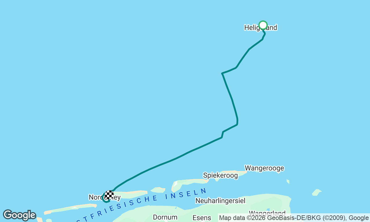 Helgoland til Norderney