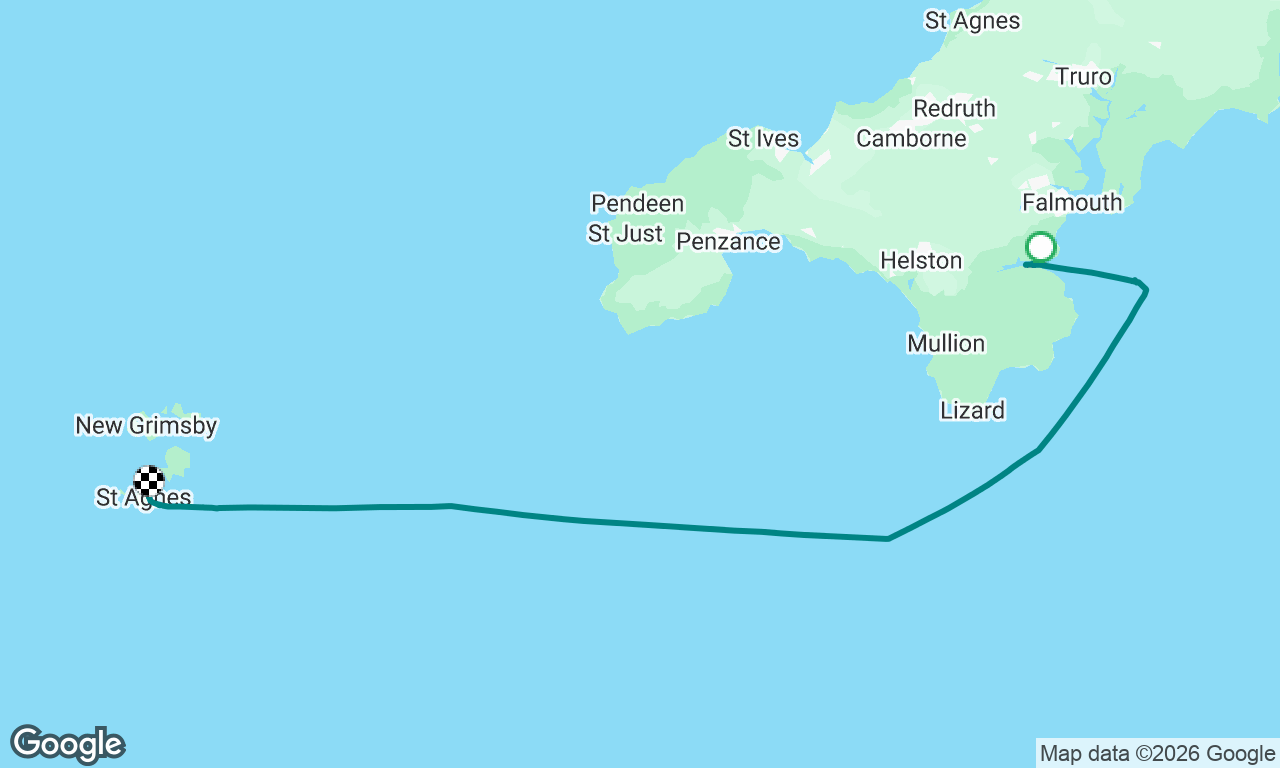 Sail Helford River to Saint Agnes in Scillies