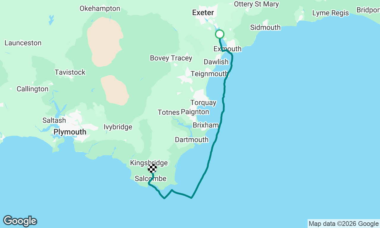 Brisk blustery sail to Salcombe