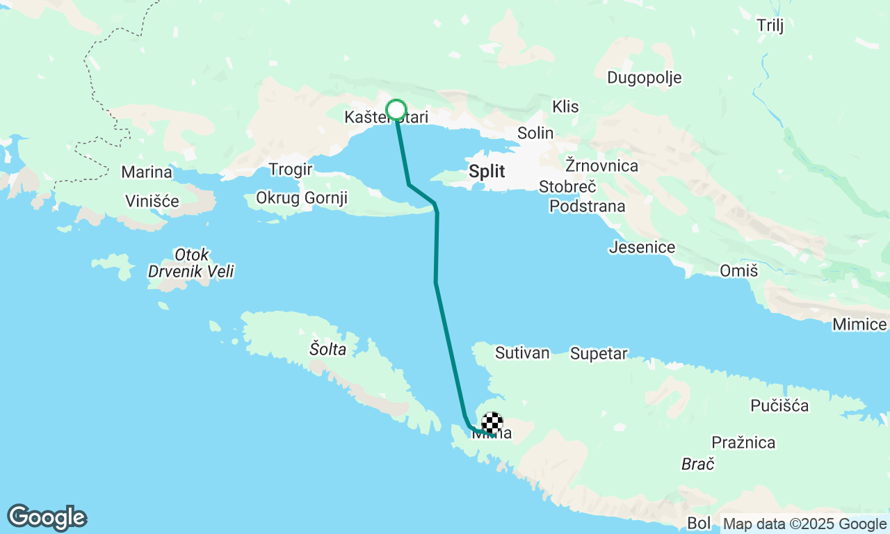 Kastel Luksic Milna Brac, Croatia