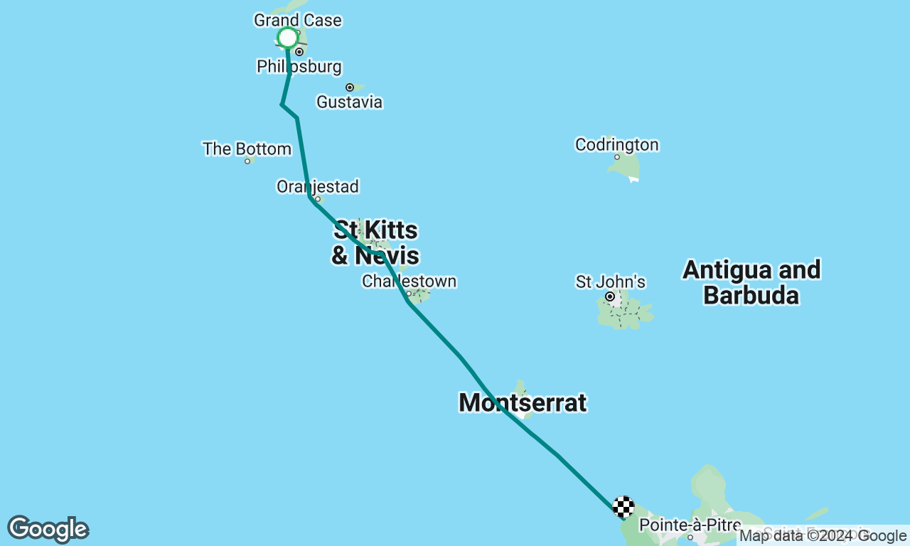 Sint Maartin to Guadeloupe 