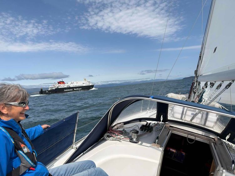 Voyage photo from Windy sail back from Easdale