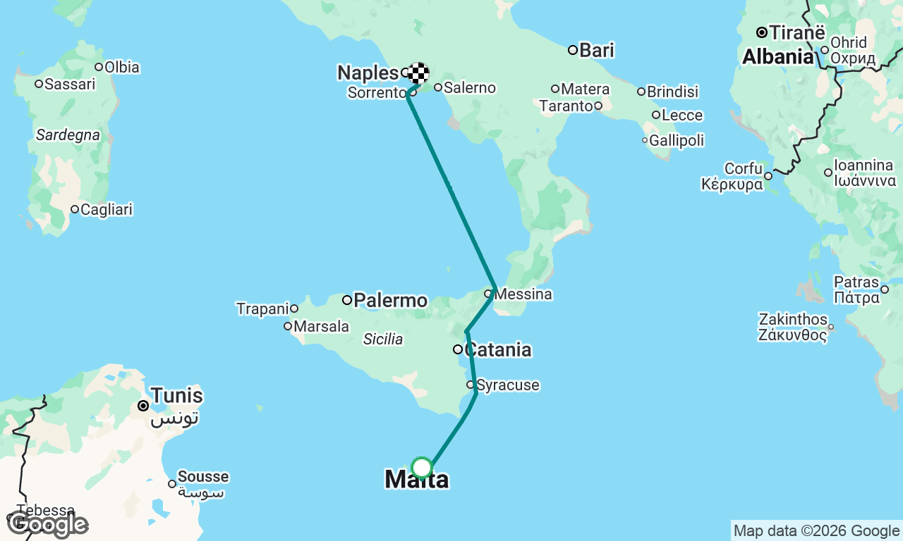Malta to Pompei - May 27, 2026