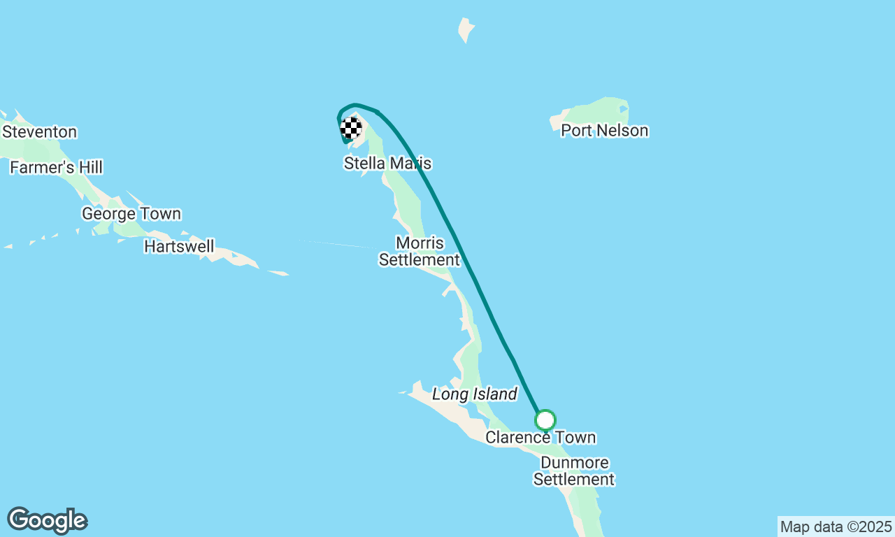 Clarence Town to Calabash Bay, Long Island