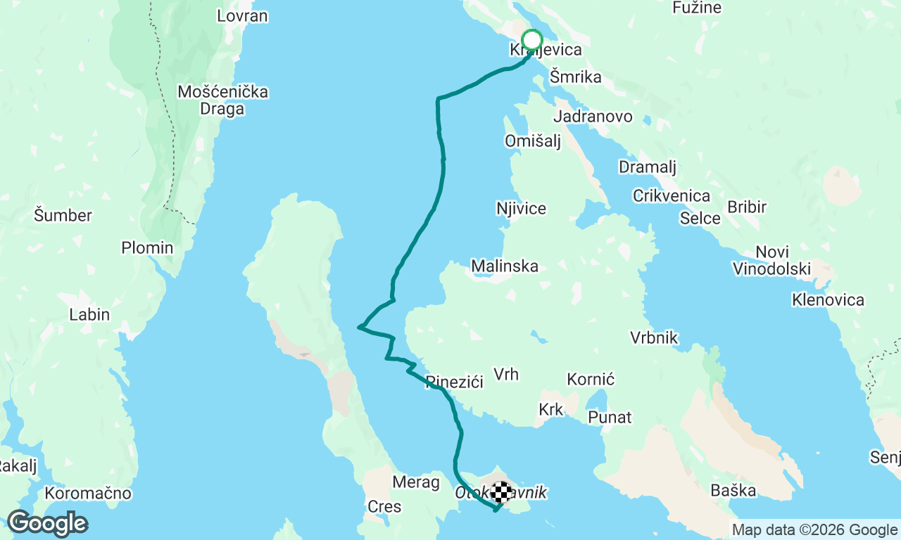 Voyage map