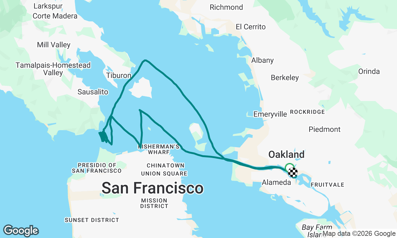 Voyage map