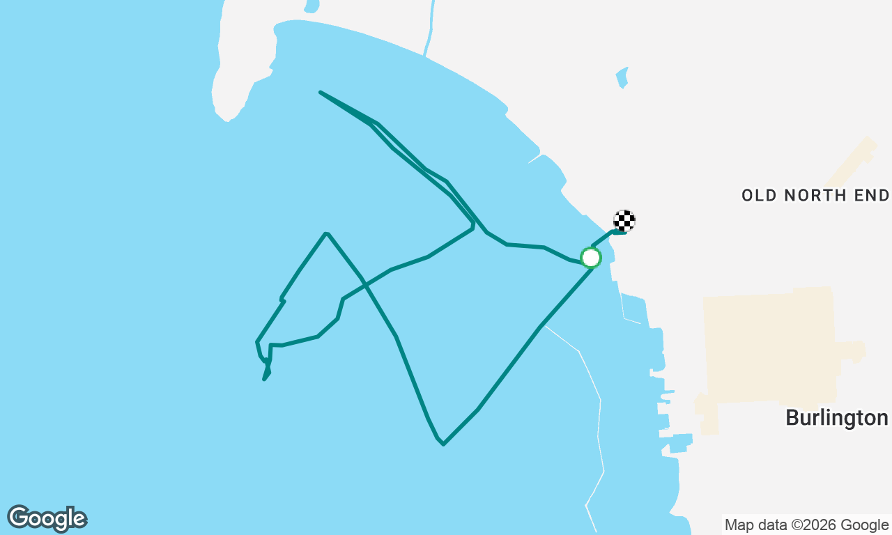 Sailing Lake Champlain on a Sonar