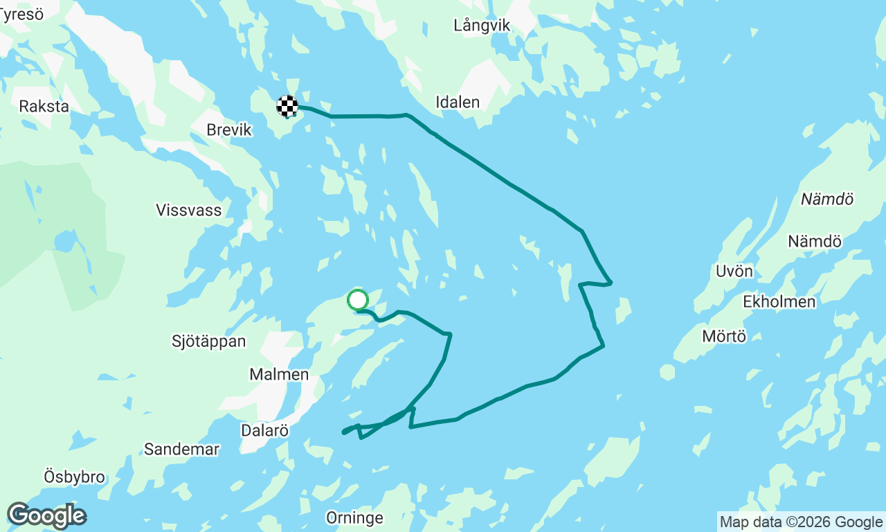 Voyage map