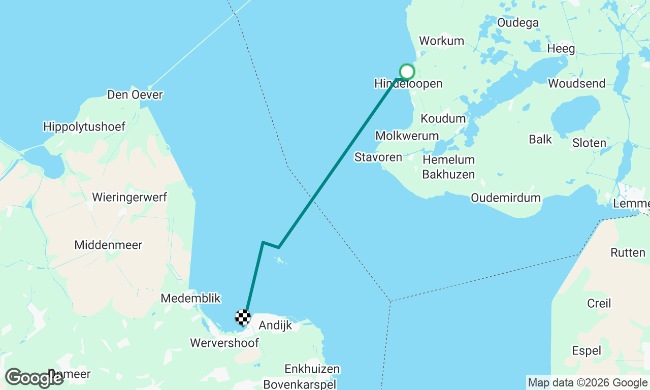 Voyage map