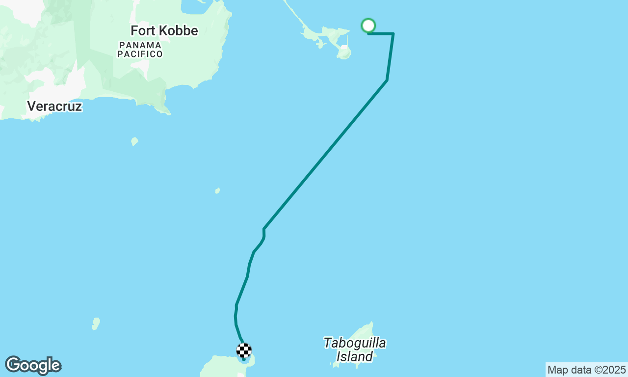 Panama City to Tobago island 