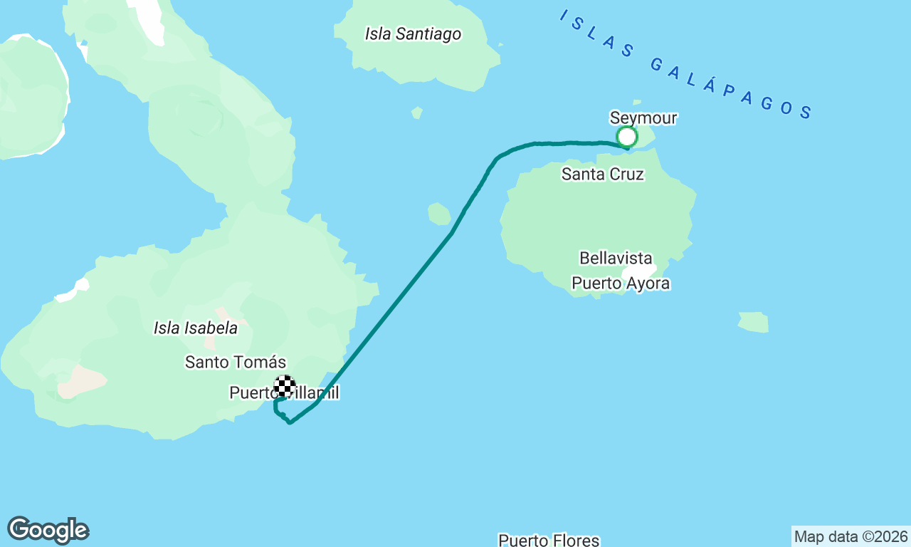Isla Baltra to Puerto Villamil 