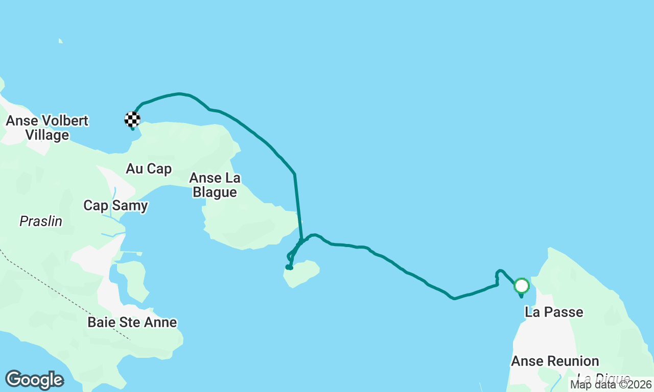 La Digue to Anse Government