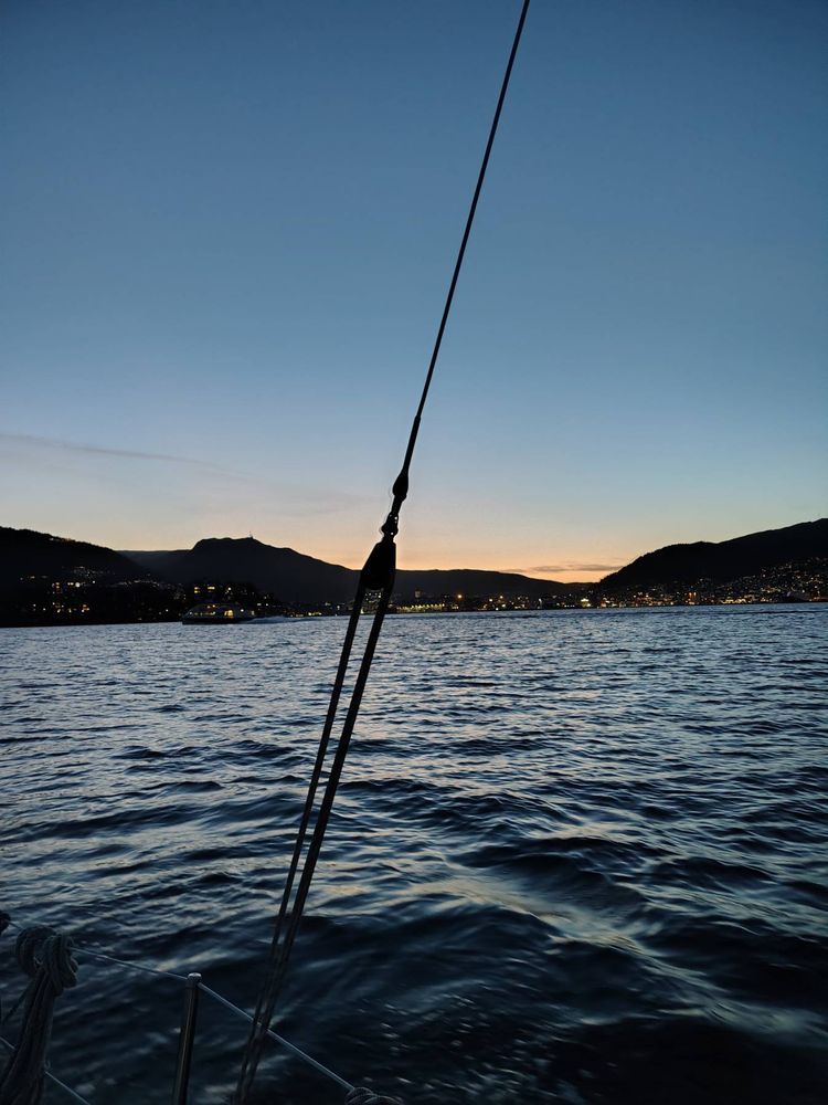 Voyage photo from First snow sailing day