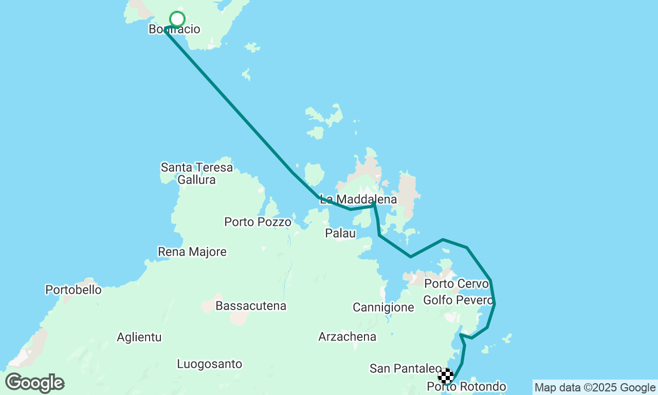 Corsica to Sardegna