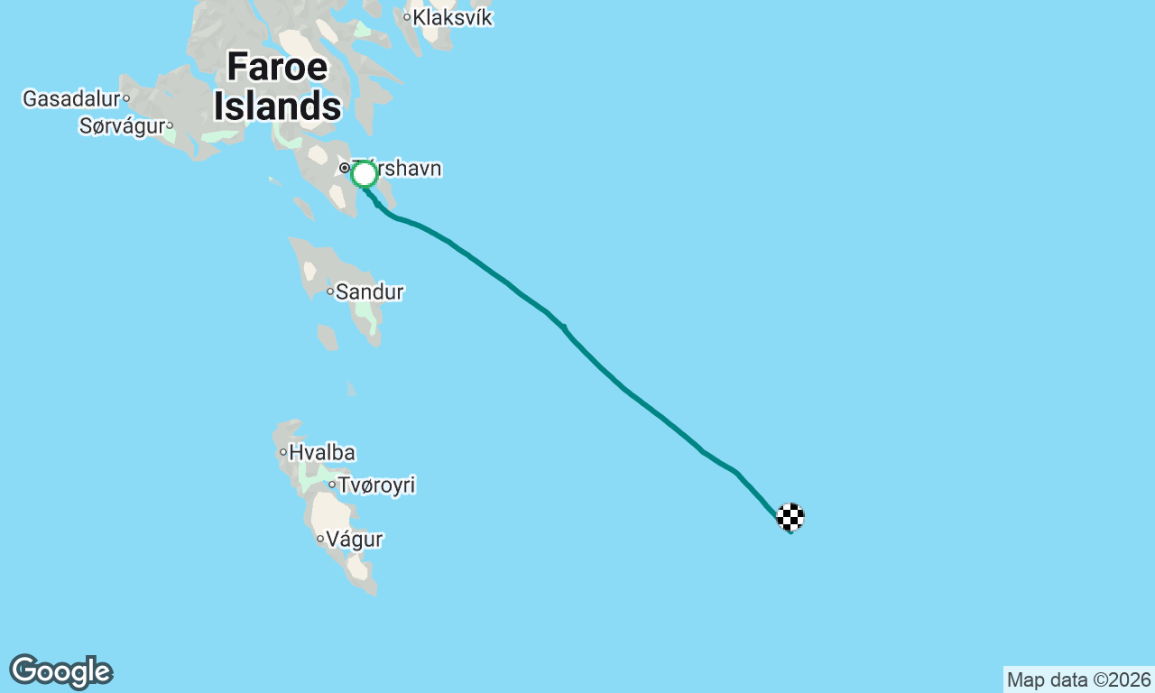 Faroe to Bergen
