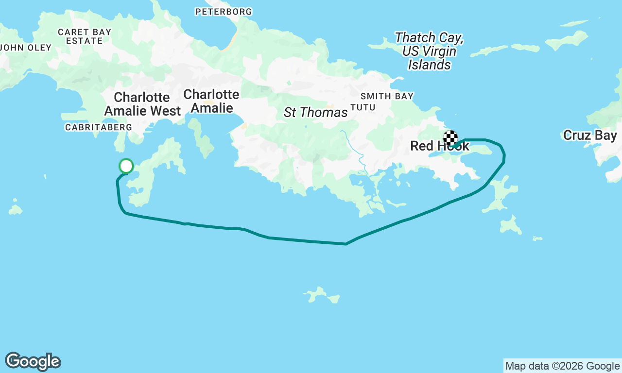 Crown bay to Red Hook