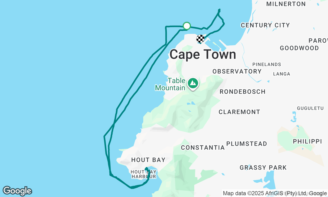 Royal Cape YC to HoughtBay and VNA.