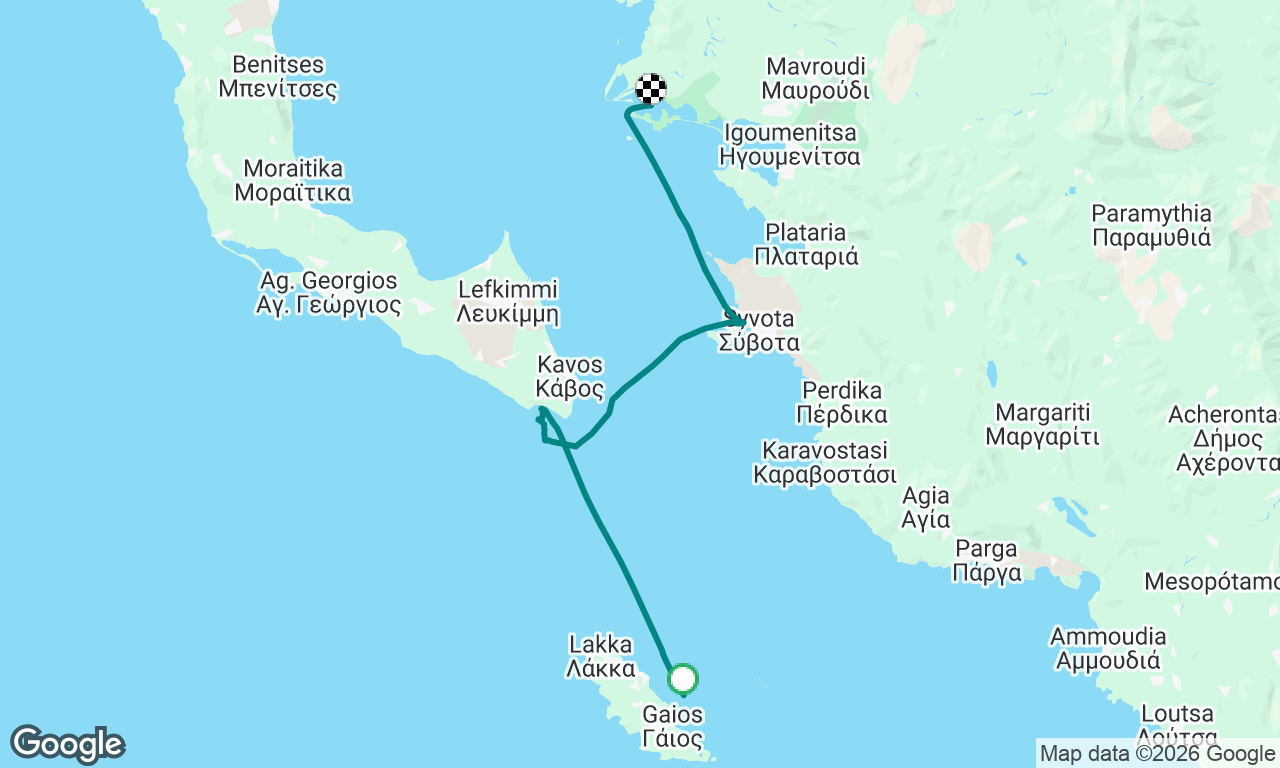 Voyage map