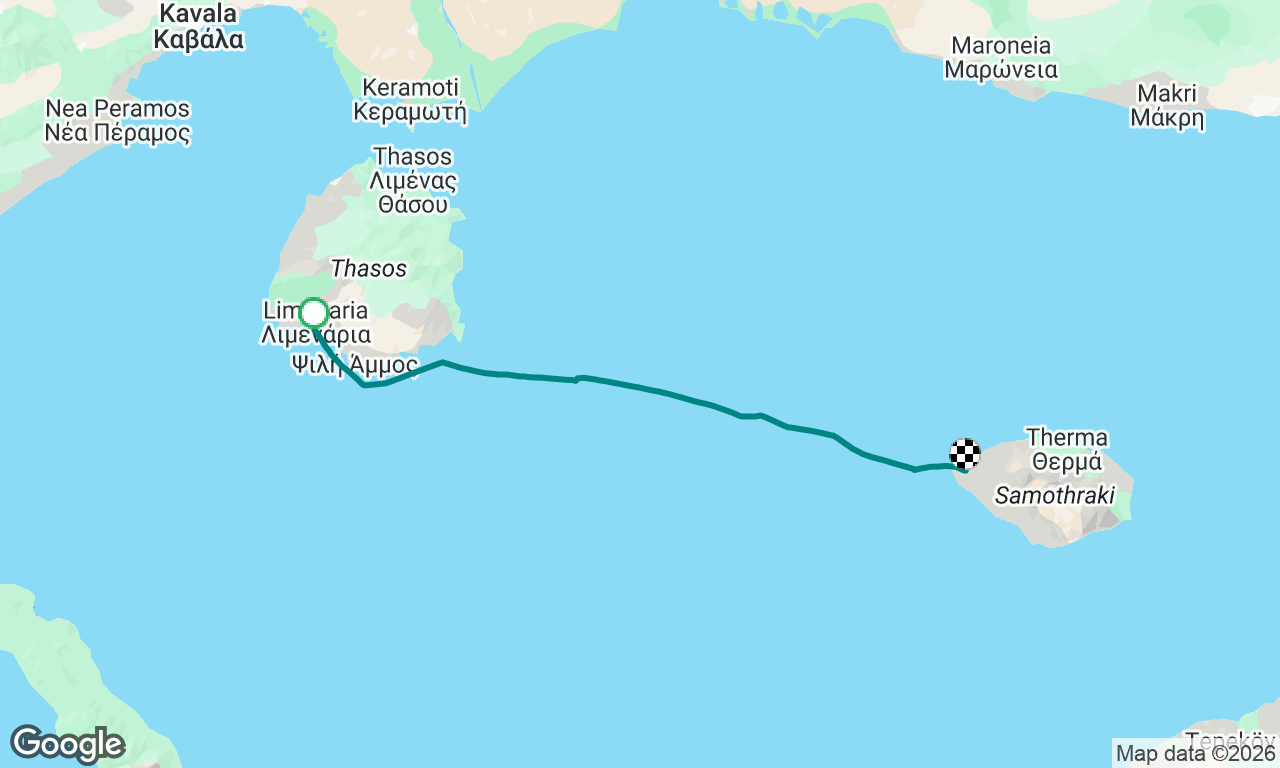 Voyage map