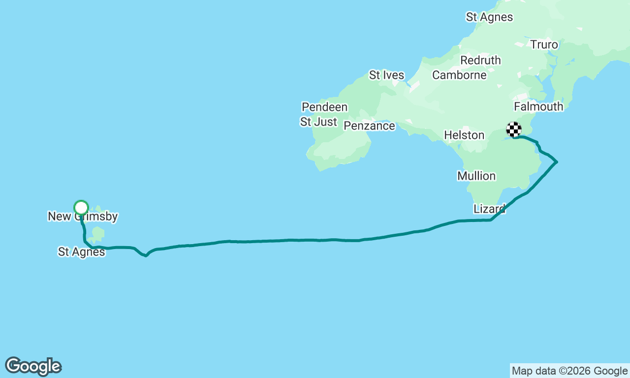 Tresco to Helford River
