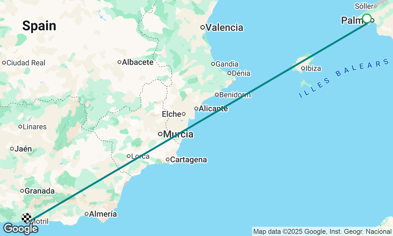 Voyage map