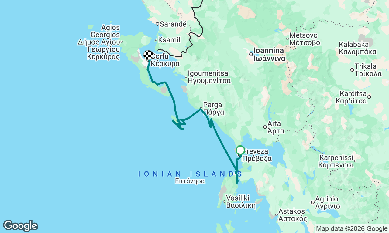 Voyage map