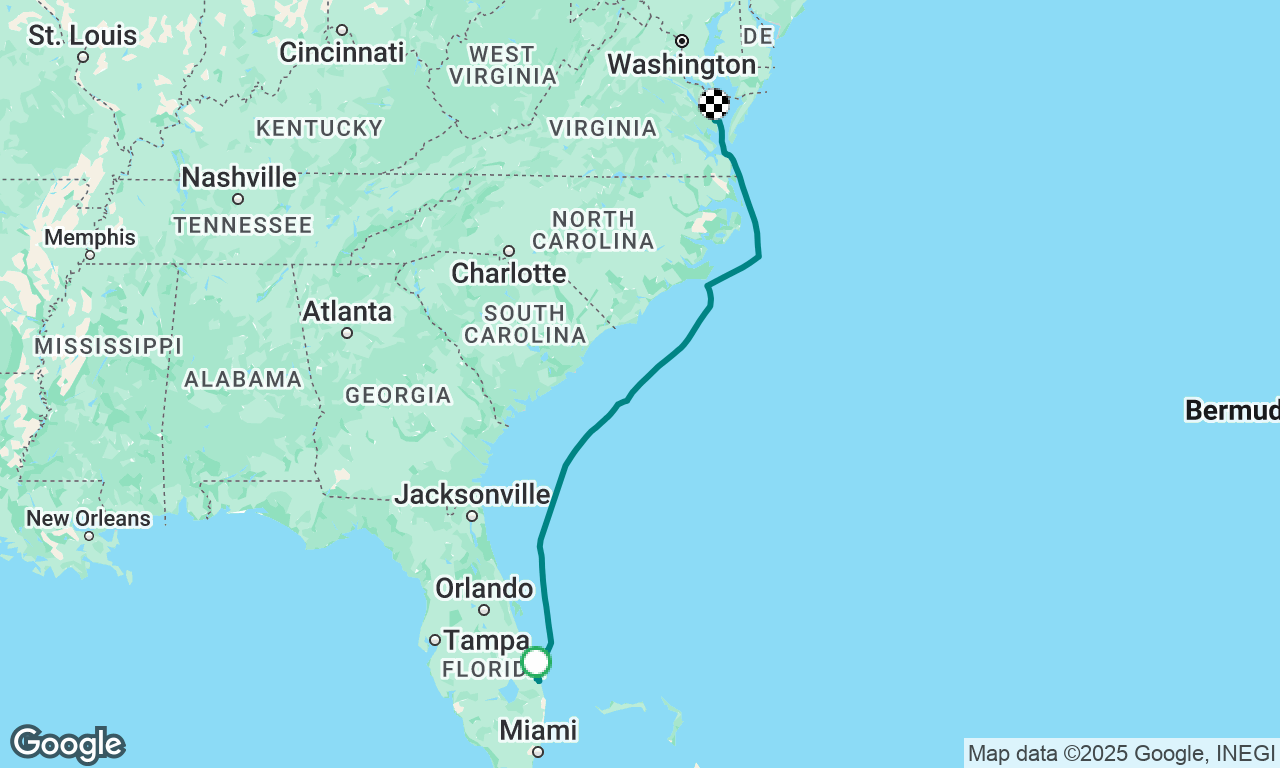 Halfie Delivery
 Florida to Maine