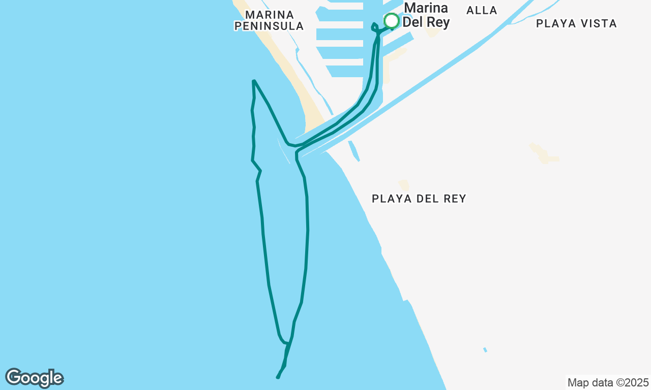 First voyage with Sea Breeze