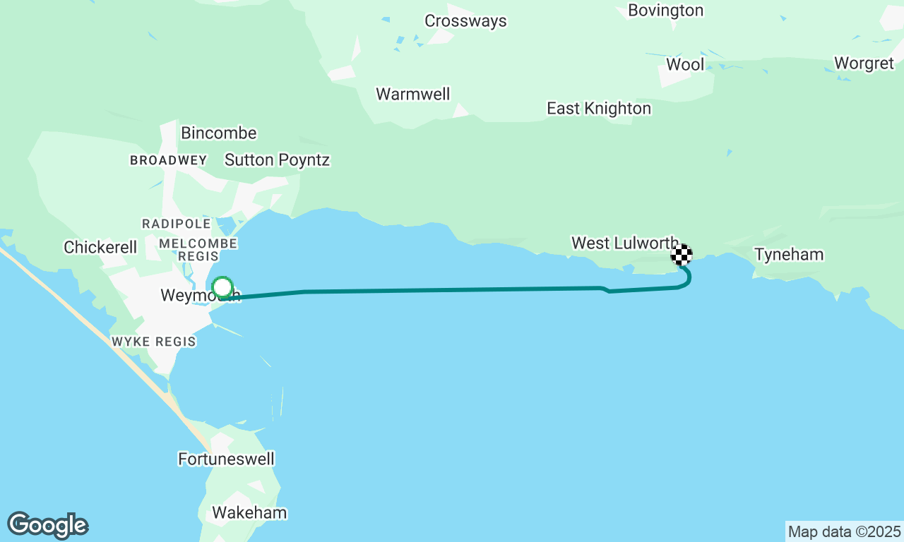 Weymouth to Mupe bay