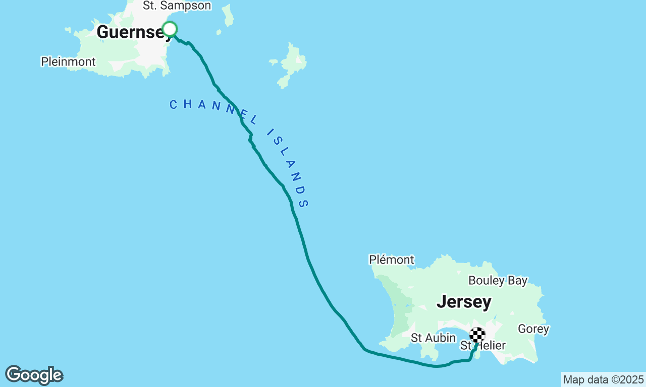Guernsey to Jersey SI Course