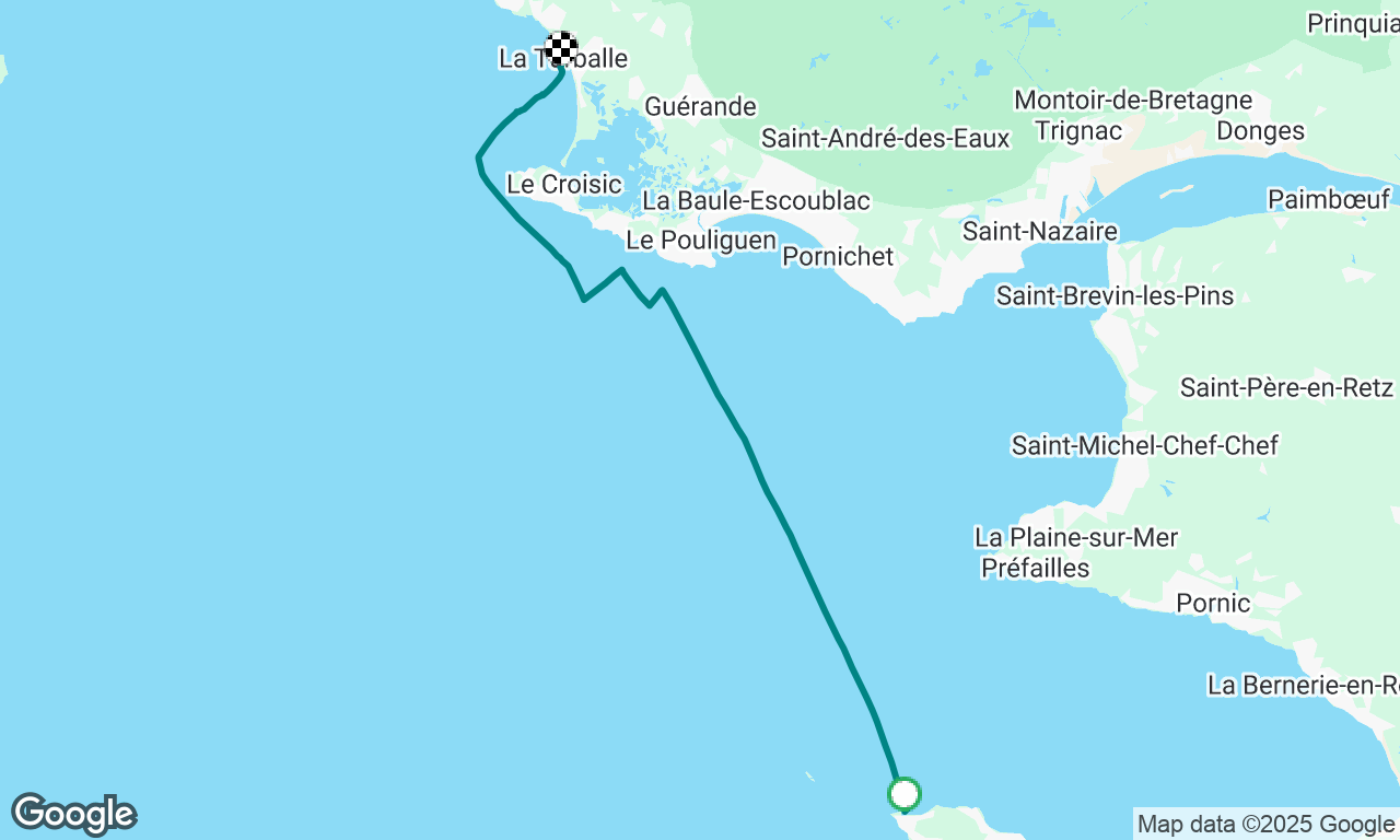 North to La Turballe ⬆️