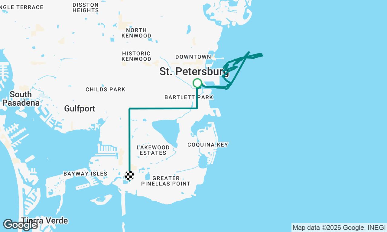 Voyage map