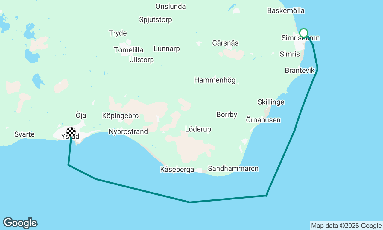 To Ystad from Simrishamn