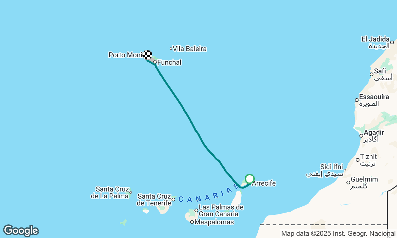 Lanzarote to Madeira