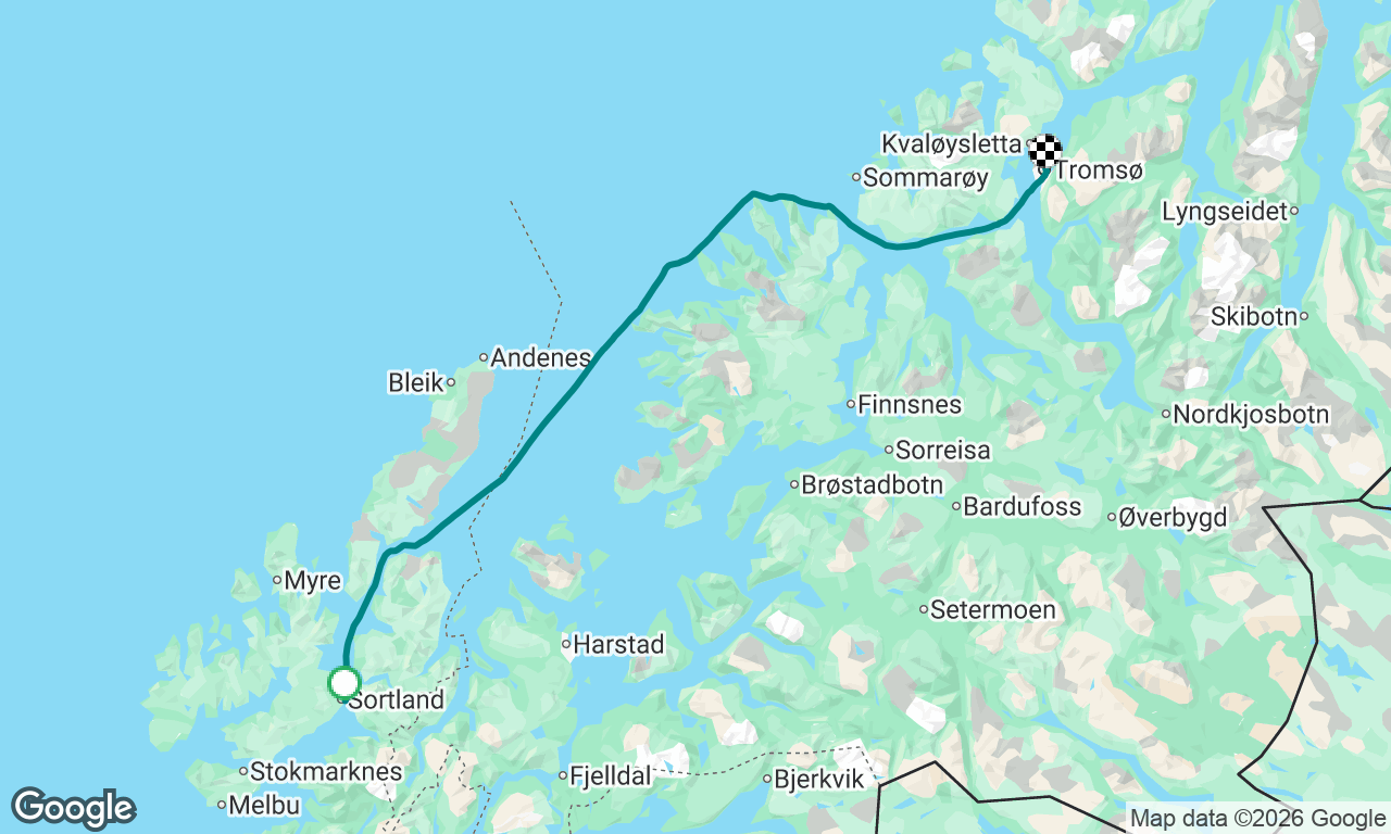 Voyage map