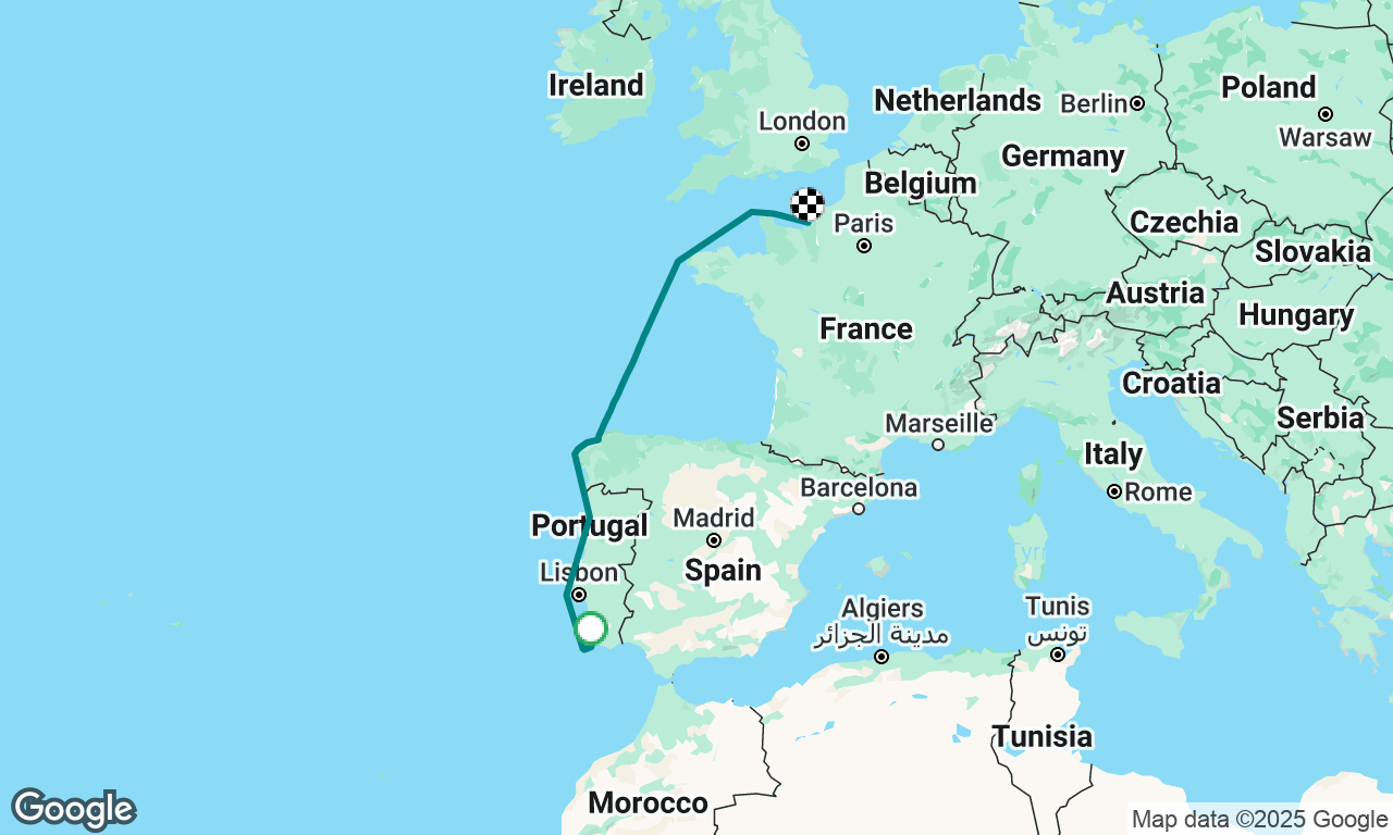Delivery from Lagos to le havre