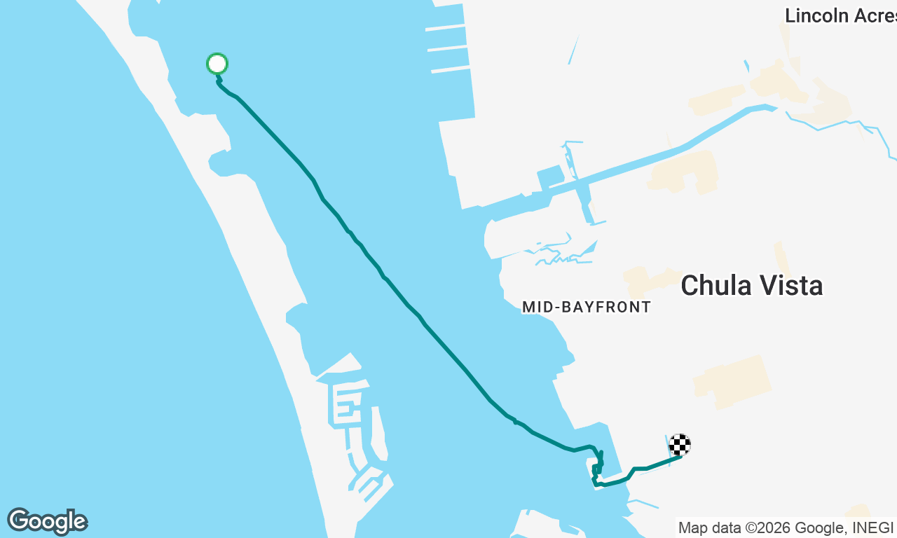 leg 2 fiddlers Cove to chula vista boat launch