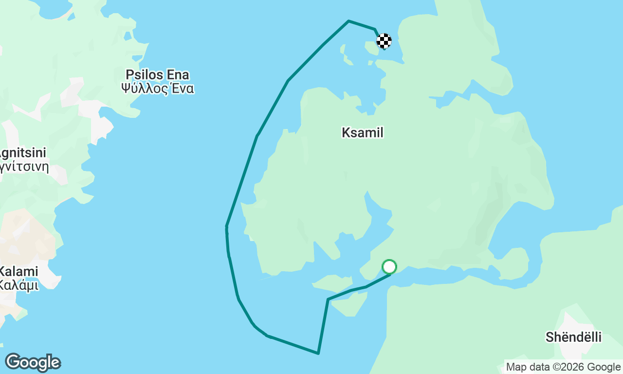 Night in Ksamil
