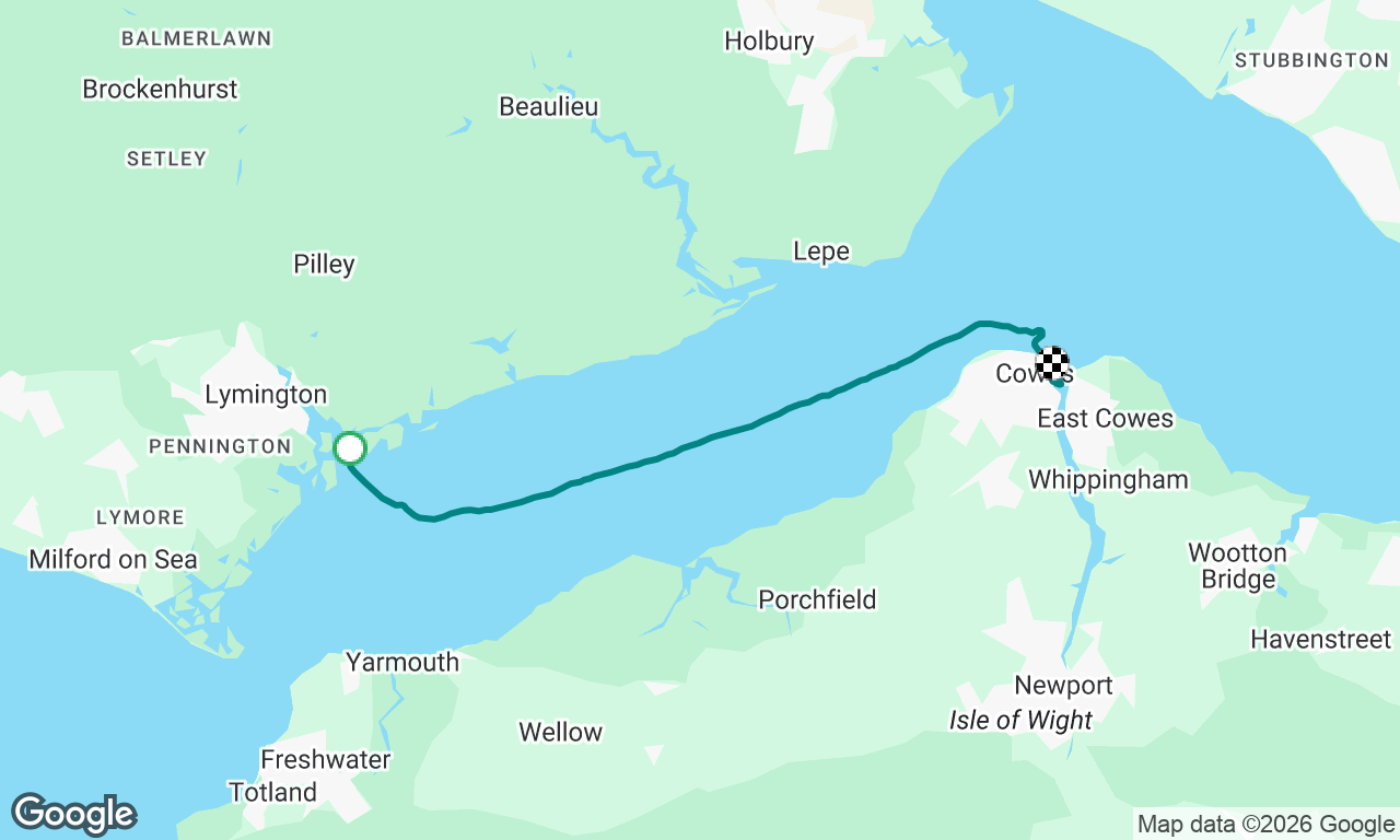 Lymington to Cowes