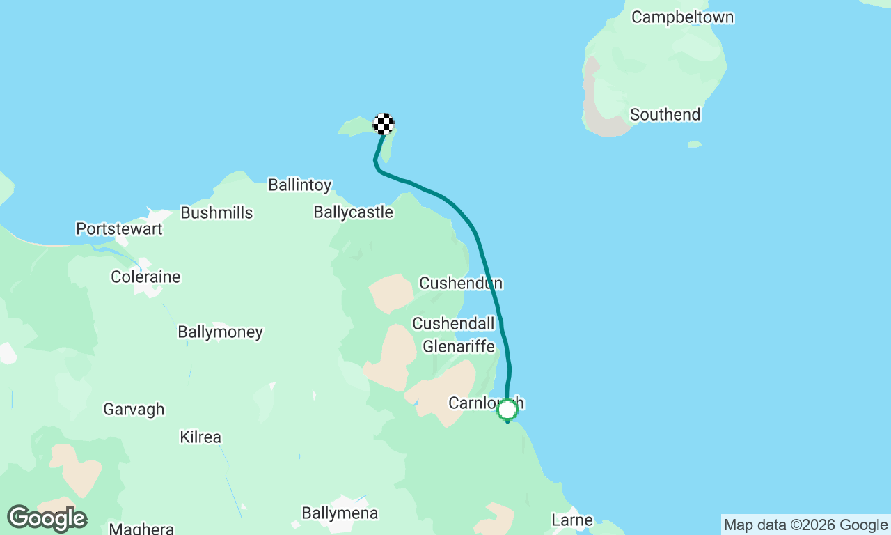 Glenarm to Rathlin Island