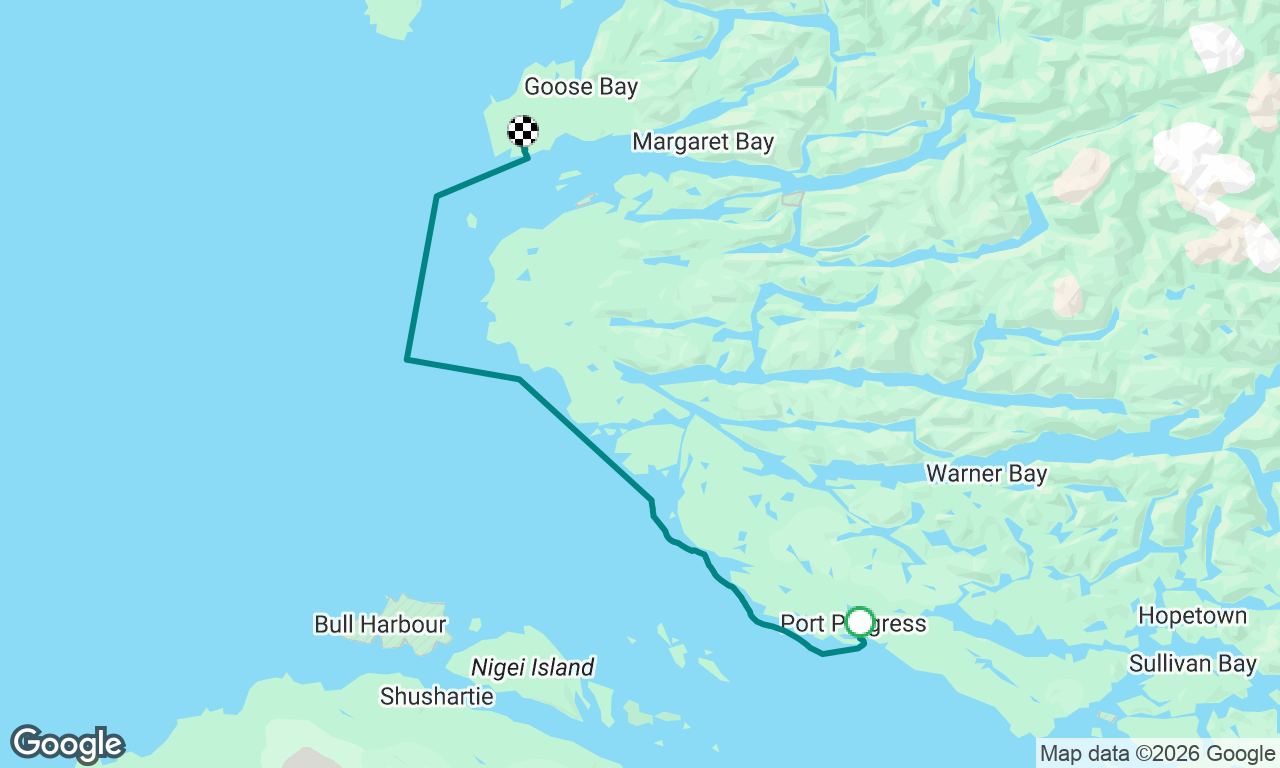 day 6 cross cape caution with 2.5 meter waves and 15 knots wind