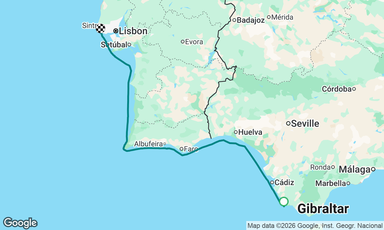 Maxian leg1 Barbate to Cascais