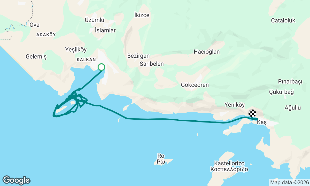 Voyage map