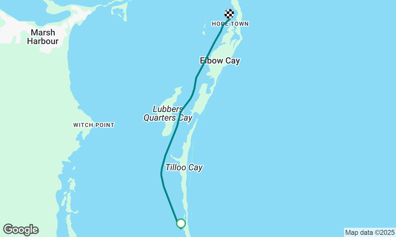 Tilloo Cay to Hopetown on Elbow Cay