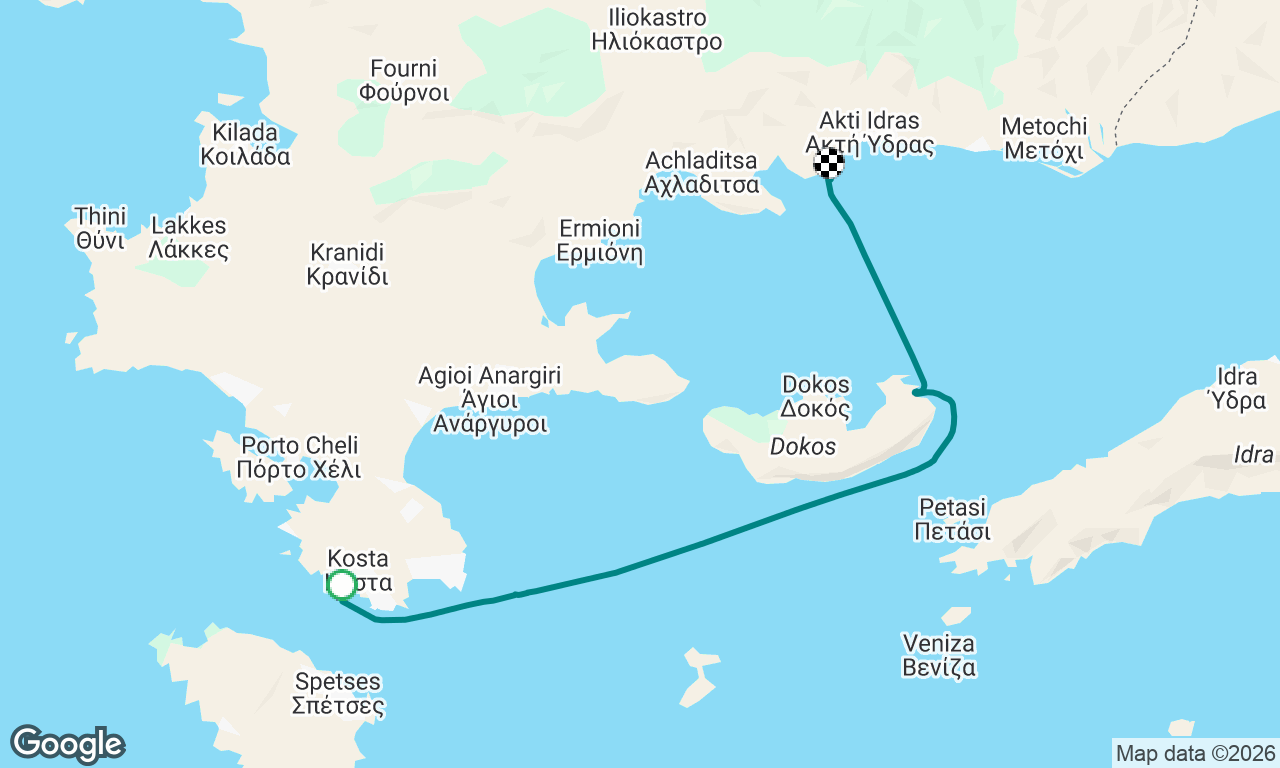 Voyage map
