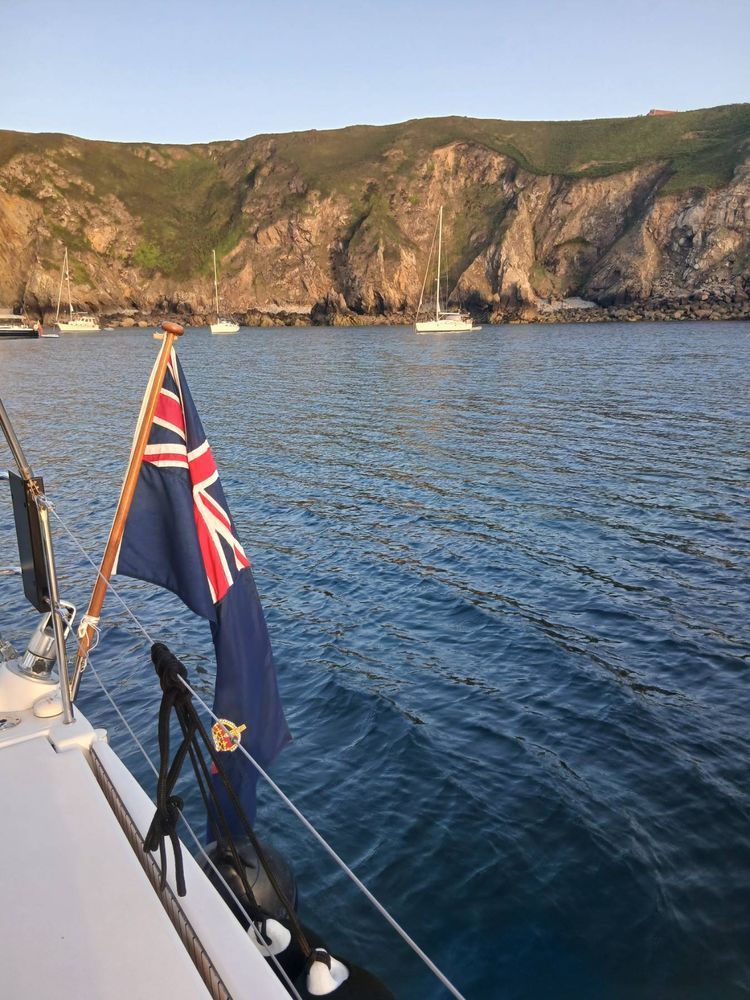 Voyage photo from Jersey to Sark with Ginny