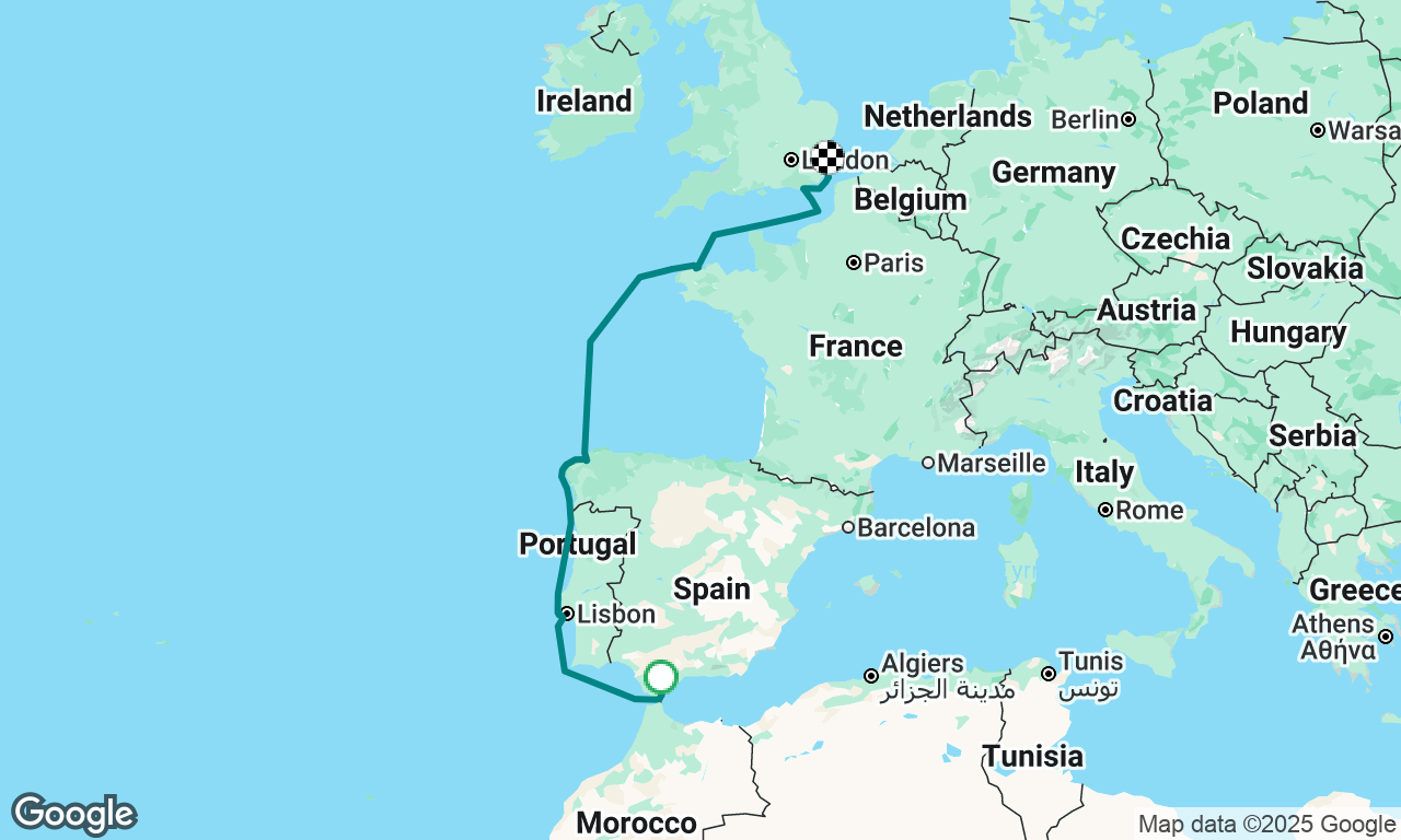 Gibraltar to Dover